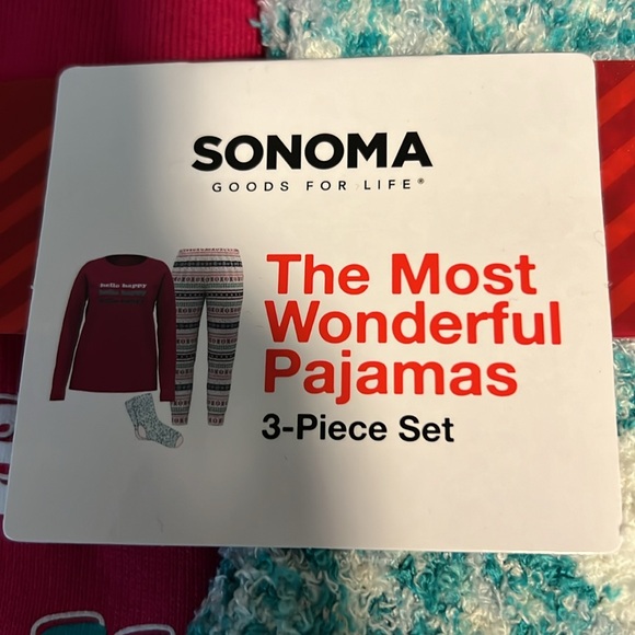 Sonoma Pajama Set - size M NWT - Picture 2 of 5